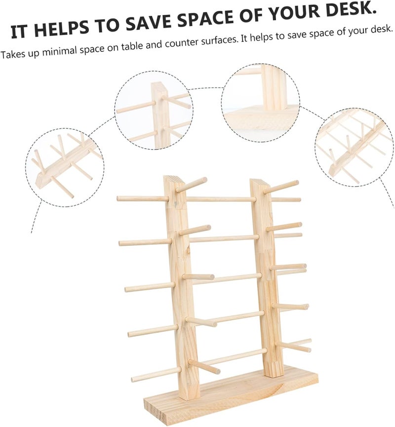 ABOOFAN 1Pc Glasses Display Rack Sturdy Sunglasses Holder for Home Easy Assembly Elegant Design for Eyeglasses Sunglasses Storage - Image 3