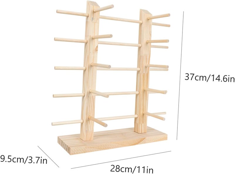 ABOOFAN 1Pc Glasses Display Rack Sturdy Sunglasses Holder for Home Easy Assembly Elegant Design for Eyeglasses Sunglasses Storage - Image 2