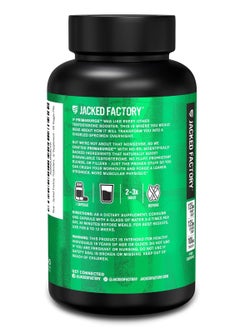 Jacked Factory Testosterone Booster for Men PRIMASURGE - w/Tongkat Ali, PrimaVie, Ashwagandha - Boost Vitality, Muscle Growth & Energy | Natural Test Booster Supplement - 60 Veggie Pills  - Image 2