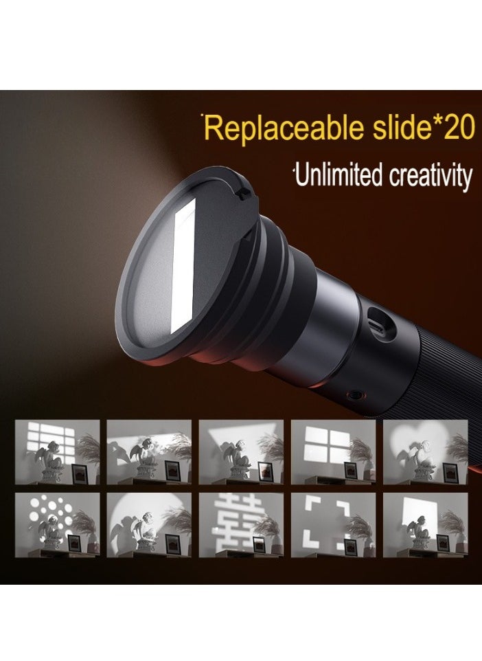 Sidande Videography Flashlight, Lightweight And Portable Strobe Light, Zoomable Photography Fill Light, Durable Ambience Light With Thread, (10W Standard Plus Mini concentrator Plus Video (Free Styling Sheet Plus Storage Bag))  - Image 3