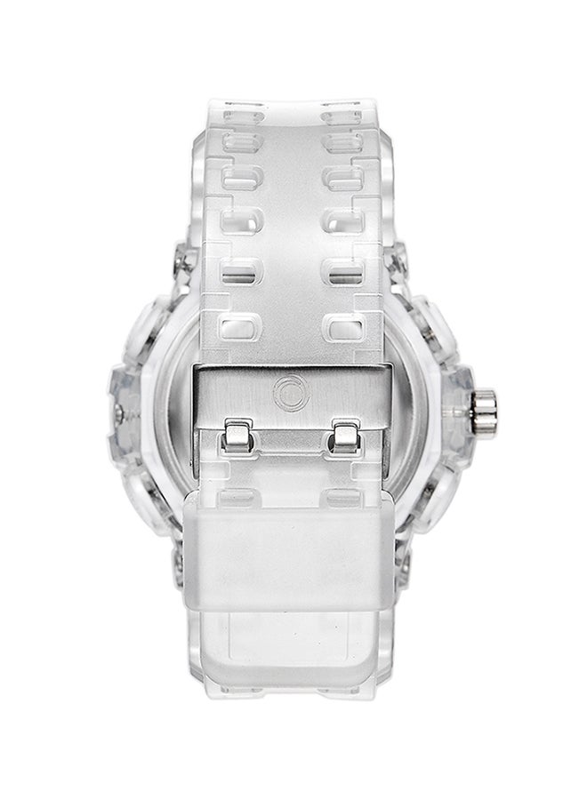 ASTRO Kids Unisex Water Resistant Silicone Strap Analog & Digital Watch A20806-PPZK - 56mm - Transparent - Image 3