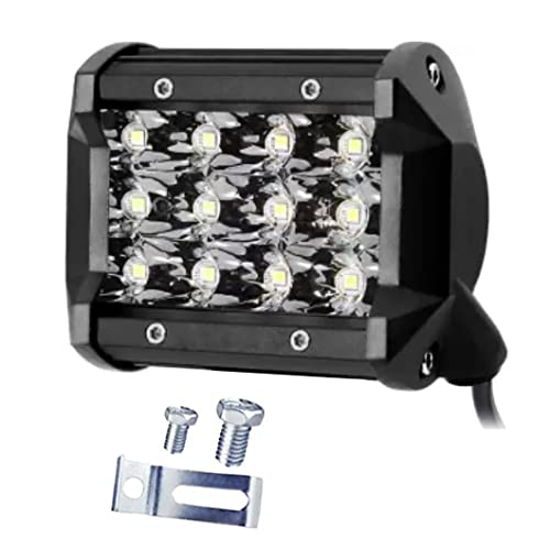 Auto Pearl 12 LED Bar Light Universal Bike Car Fog Light - Hi Power - SMD LED Bar Light for Off Roading Bikes Cars SUV ATV - Fitting for - TVS Apache RTR 180 1 PC (48W) - Image 1