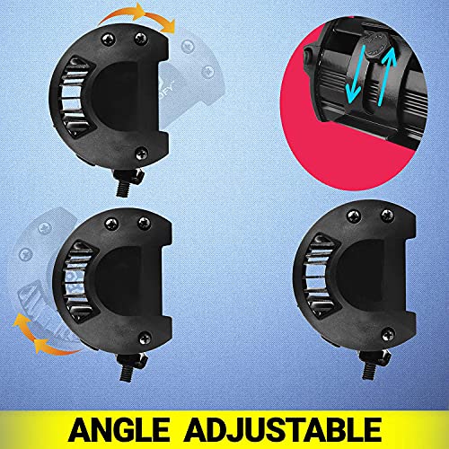 Auto Pearl 12 LED Bar Light Universal Bike Car Fog Light - Hi Power - SMD LED Bar Light for Off Roading Bikes Cars SUV ATV - Fitting for - TVS Apache RTR 180 1 PC (48W) - Image 5