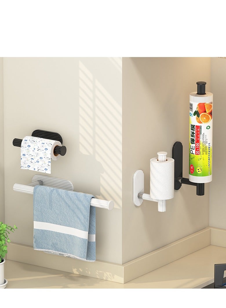 304 Stainless Steel Toilet Paper Holder Wall Mount Self Adhesive Bathroom Paper Towel Roll Holder for Home and Kitchen - Image 4