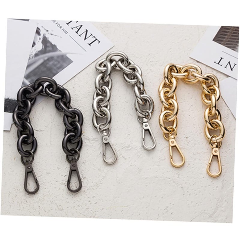 Golden Golden Antique Replacement Iron Chain Handbag Strap Accessories Durable Handle for DIY Craft Handbags Luggage - Image 3