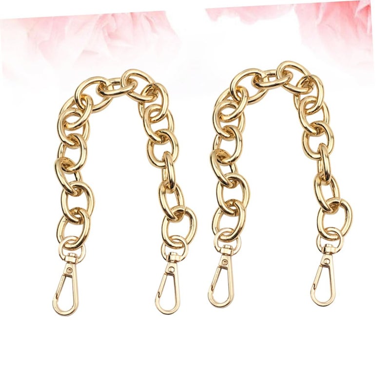 Golden Golden Antique Replacement Iron Chain Handbag Strap Accessories Durable Handle for DIY Craft Handbags Luggage - Image 4