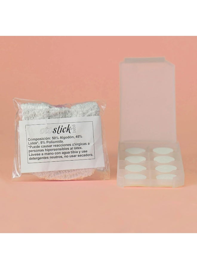 Otostick Baby, Aesthetic Correctors for Prominent Ears, Contains 8 Correctors and 1 Cap, 3+ Months - Image 2