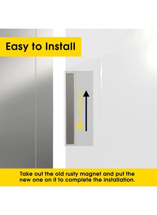 AQDD Shower Door Magnet - 2-1/2" Replacement Magnets for Sliding and Swing Shower Doors, Suitable for Glass Doors - Image 5