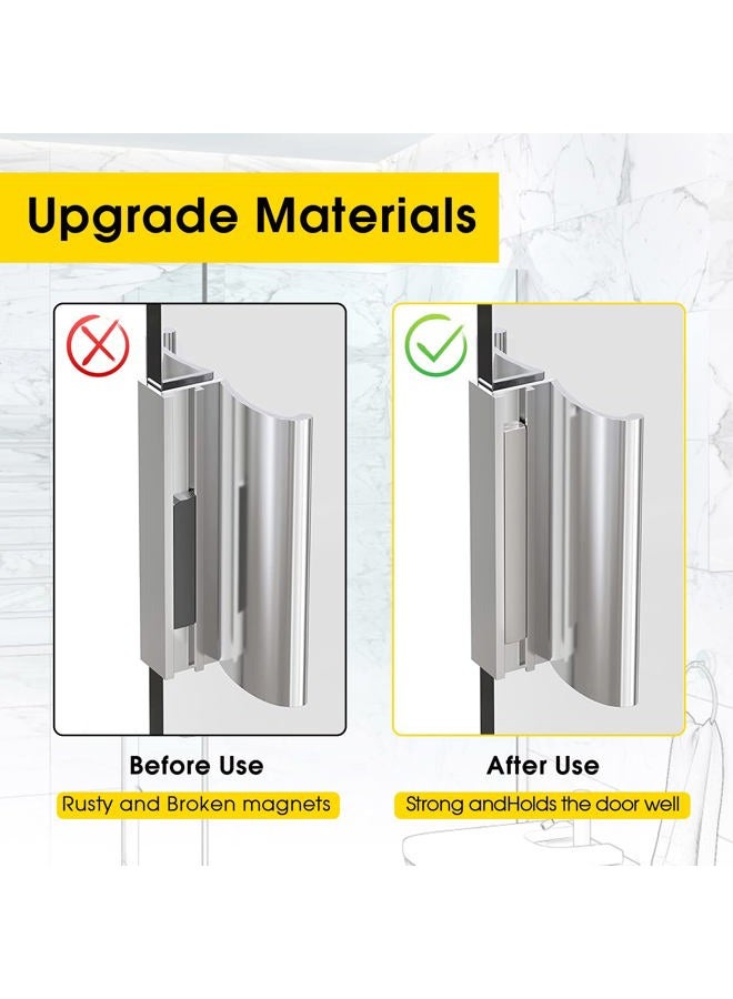 AQDD Shower Door Magnet - 2-1/2" Replacement Magnets for Sliding and Swing Shower Doors, Suitable for Glass Doors - Image 4