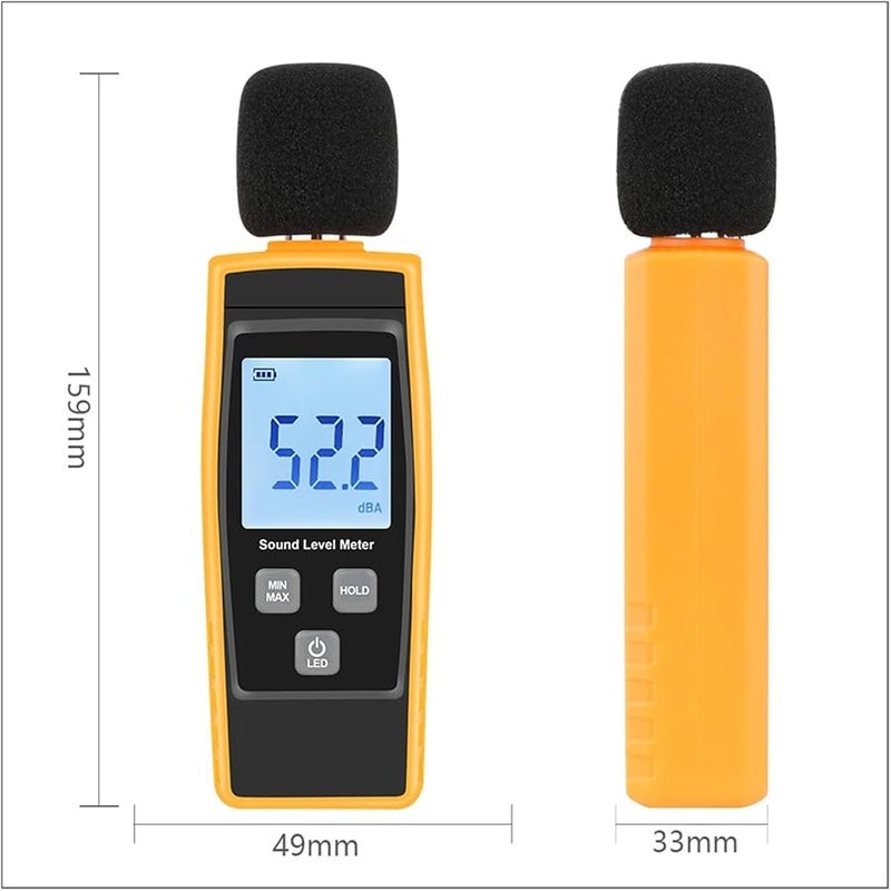 Digital Sound Level Meter Noise Decibel Tester 30 130dB Handheld Portable - Image 1