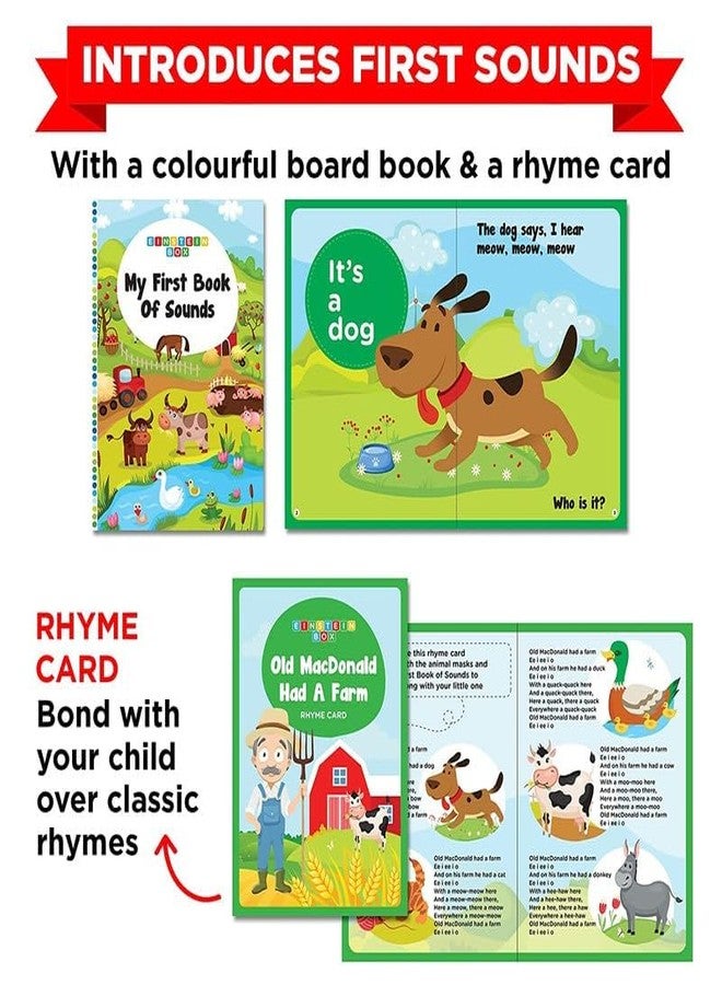 EINSTEIN BOX for 1 Year Old Boys/Girls | Gift Toys & Board Books for Kids | Learning Kit & Educational Toys | Pretend Play Set of Animal Masks | Activity Book Included, Multicolor - Image 4