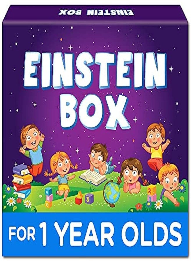 EINSTEIN BOX for 1 Year Old Boys/Girls | Gift Toys & Board Books for Kids | Learning Kit & Educational Toys | Pretend Play Set of Animal Masks | Activity Book Included, Multicolor - Image 1