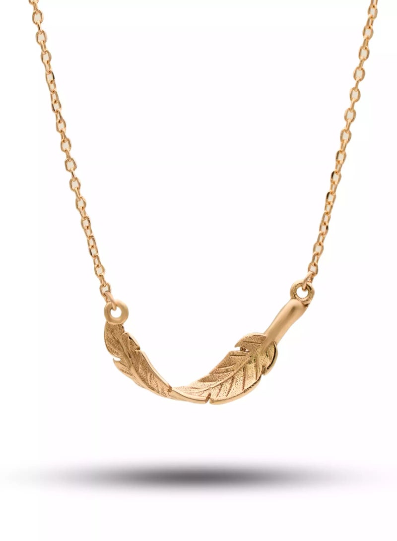 Ruby Art Gold 18K Pure Gold Women’s Necklace – Elegant & Premium Design- 2.49 Gram - Image 1