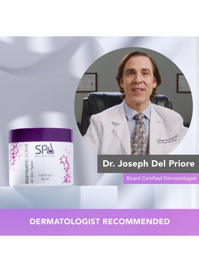 SPA SCIENCES Enzymatic Scrub Made In The Usa Nonabrasive Exfoliating Scrub With Fruit Enzymes Exfoliate Smooth Polish Vegan For All Skin Types 1.69Oz - Image 2