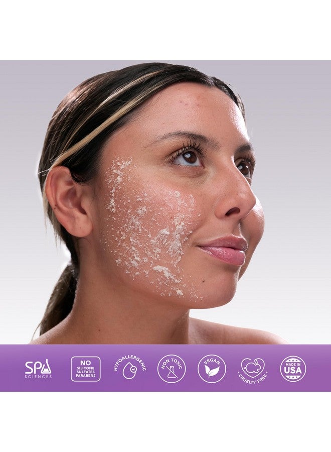 SPA SCIENCES Enzymatic Scrub Made In The Usa Nonabrasive Exfoliating Scrub With Fruit Enzymes Exfoliate Smooth Polish Vegan For All Skin Types 1.69Oz - Image 5