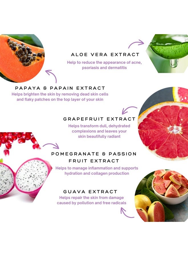 SPA SCIENCES Enzymatic Scrub Made In The Usa Nonabrasive Exfoliating Scrub With Fruit Enzymes Exfoliate Smooth Polish Vegan For All Skin Types 1.69Oz - Image 4