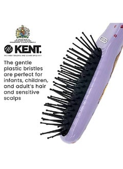 KENT Arth1 Baby Hair Brush Hair Brush For Kids Small Brushes For Hair And Travel Brush Hair Detangler With Nonscratch Nylon Bristles For Gentle Detangling Arthedz (Mischievous Cats Pattern)  - Image 4