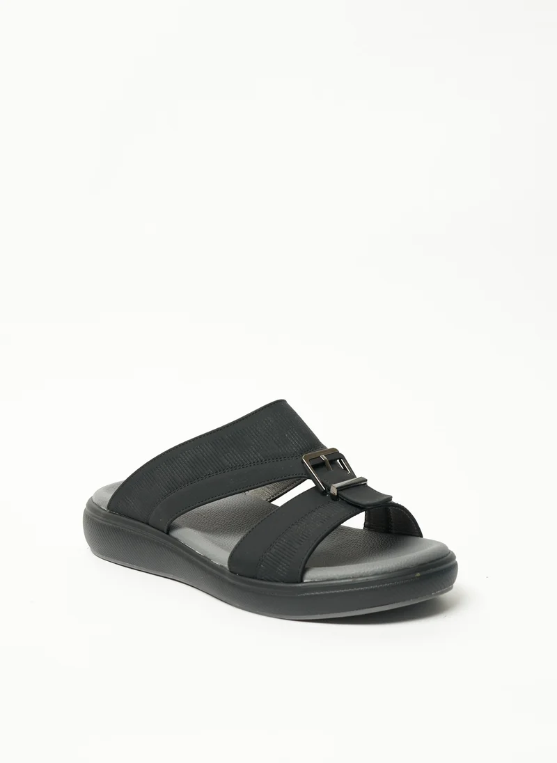 جيومني Geoomnii Mens Arabic Sandals Black