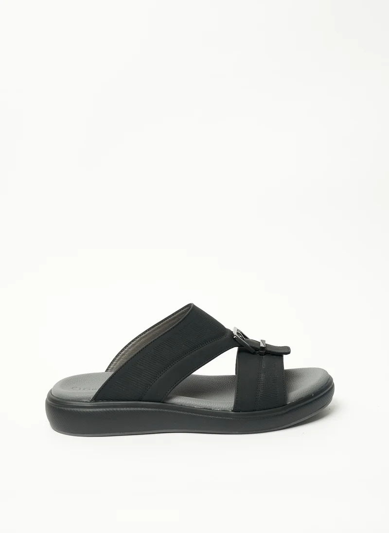 جيومني Geoomnii Mens Arabic Sandals Black