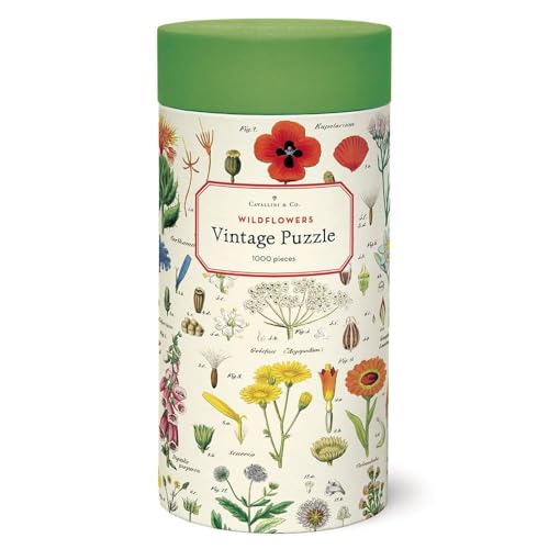 CAVANILLI & CO. Cavallini Papers & Co. Wildflowers 1,000 Piece Puzzle, Multi - Image 5