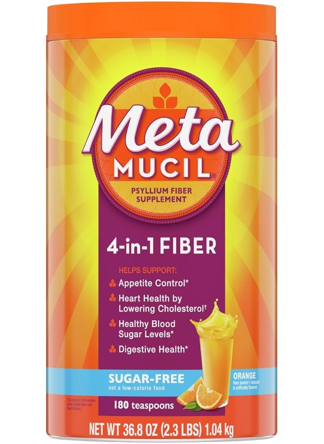 Metamucil Daily Fiber Supplement, Orange Smooth Sugar Free Psyllium Husk Fiber Powder, 180 - pzsku/Z810CA18AB177286E6C81Z/45/_/1740377361/bcab2591-328d-4a58-824a-de7d4e2050df