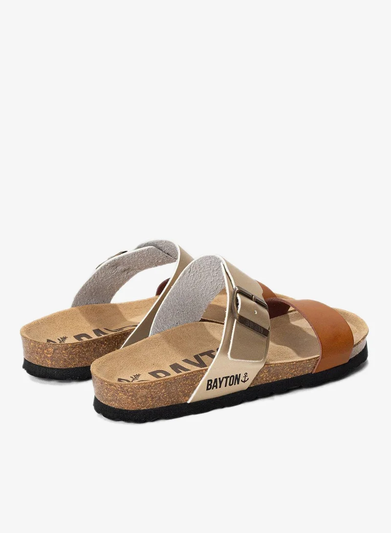 Bayton  Valence Double Strap Flat Sandals for Women | Best Price UAE