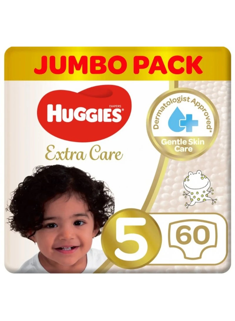 Huggies Size (5) Mega Pack 60 Diapers 12-22 kg