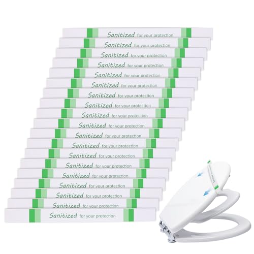 Germiwipe Printed Toilet Seat Band,toilet seat strips,Paper,(Case of 1000),16.5 Inch Long x 1.375 Inch Wide - Image 1