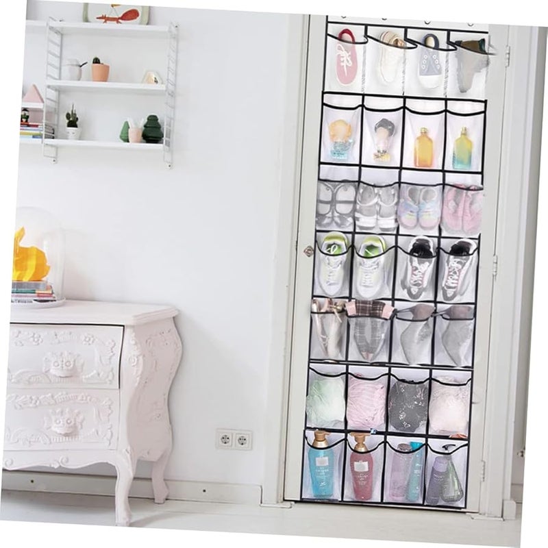 حقيبة منظِّم معلق كبيرة السعة بشبكة للأبواب للأحذية والقبعات والأدوات المنزلية - Image 5