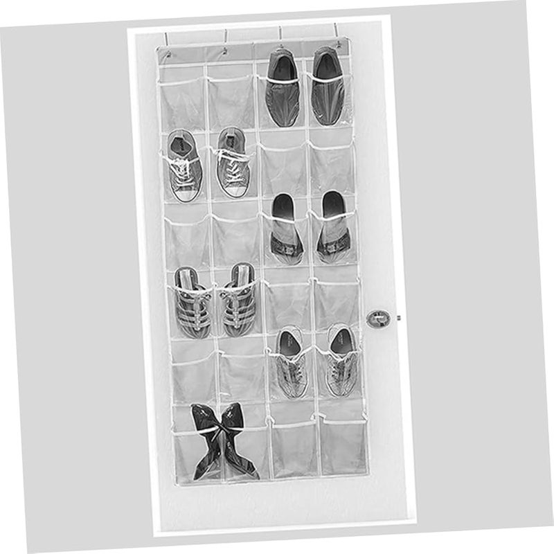 حقيبة منظِّم معلق كبيرة السعة بشبكة للأبواب للأحذية والقبعات والأدوات المنزلية - Image 4