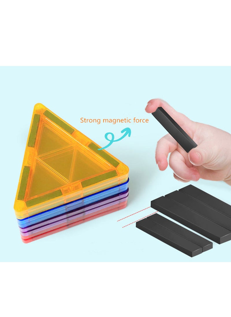 YelaJoy 48PCS Magnetic Tiles Construction Play building blocks STEM Toy Set  - Image 2