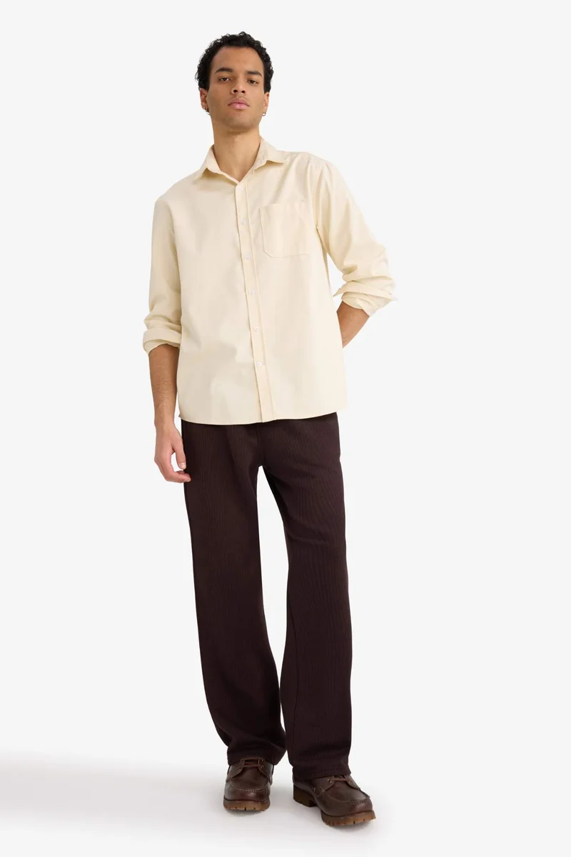 Defacto Wide Leg Textured Sweatpants