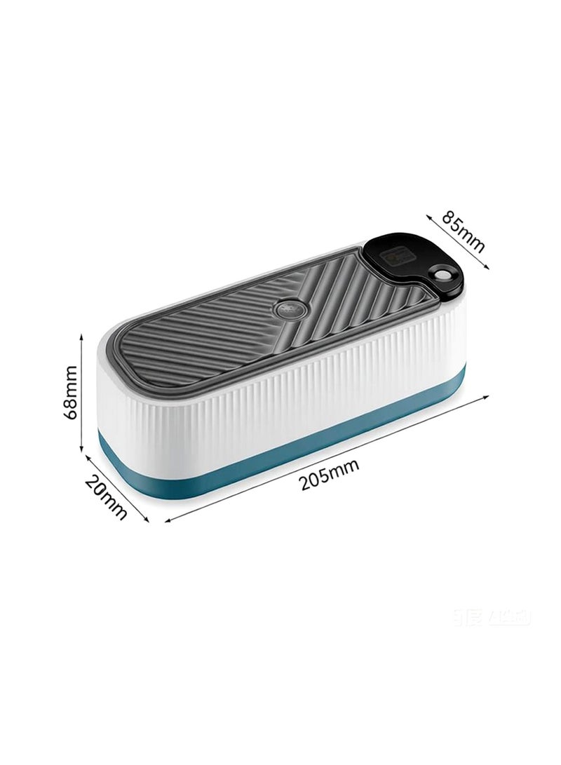 Home multi-functional eyeglass cleaner with sonic vibration for cleaning contact lenses, jewelry, braces, and razors. - Image 1