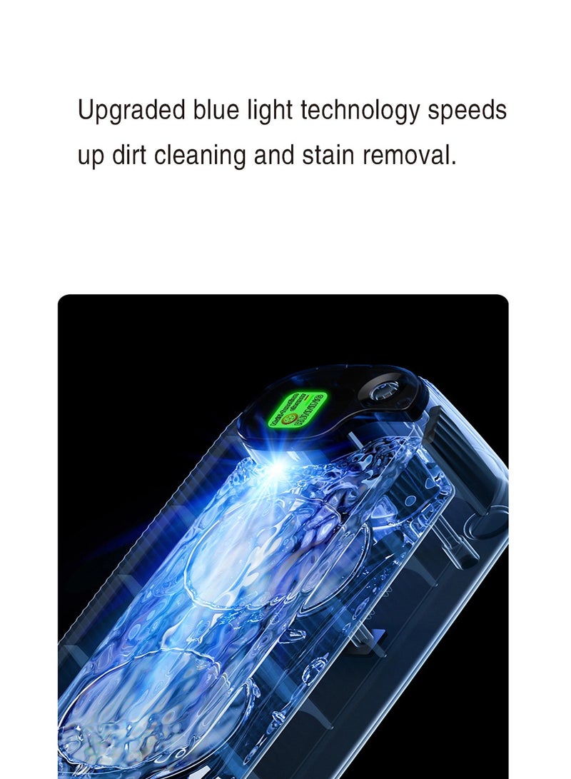 Home multi-functional eyeglass cleaner with sonic vibration for cleaning contact lenses, jewelry, braces, and razors. - Image 2