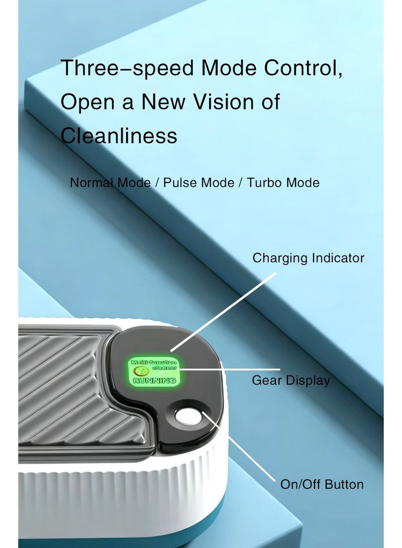 Home multi-functional eyeglass cleaner with sonic vibration for cleaning contact lenses, jewelry, braces, and razors. - Image 3