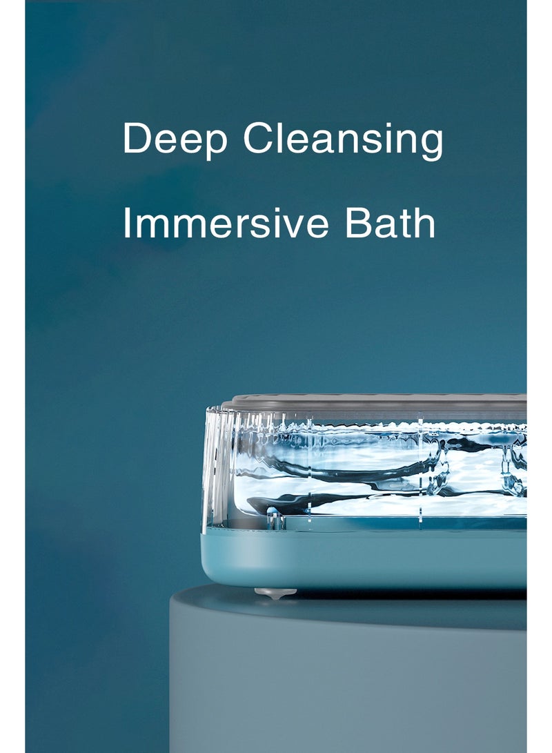 Home multi-functional eyeglass cleaner with sonic vibration for cleaning contact lenses, jewelry, braces, and razors. - Image 4