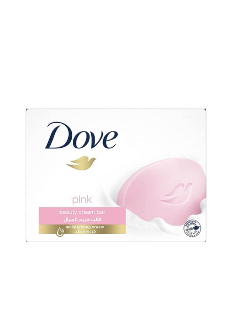 Beauty Cream Bar Soap Pink Made With ¼ Moisturizing Cream 90G