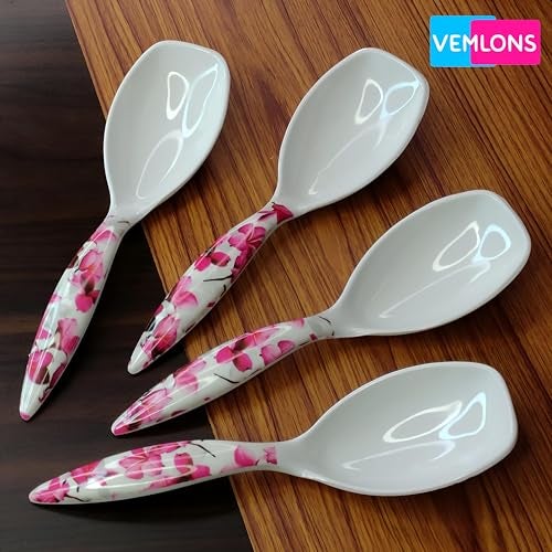 Vemlons Serving Spoon Long Handled Serving Spoon Melamine, Tableware (Set of 4) - Image 2