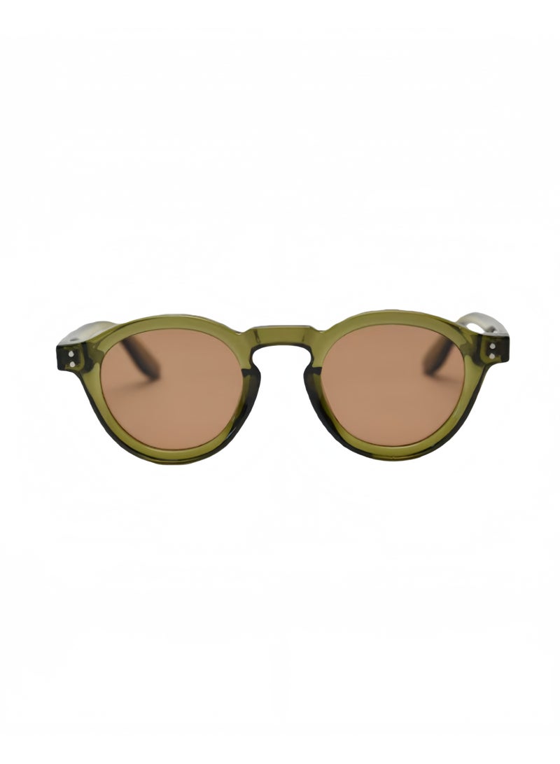Round frame sunglasses, unisex, UV400 protection women's sun glasses, fashionable decoration glasses, driving, outdoors, party, street photography - Image 4