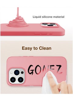 Houmt iPhone 15 Pro Case Silicone with 1X Camera Protector+ 1X Screen Protector Compatible with iPhone 15 Pro Cover Liquid Soft Silicone Inside Microfiber Lining Slim Thin Protective Case Cover  - Image 3