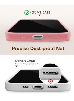 Houmt iPhone 15 Pro Case Silicone with 1X Camera Protector+ 1X Screen Protector Compatible with iPhone 15 Pro Cover Liquid Soft Silicone Inside Microfiber Lining Slim Thin Protective Case Cover  - Image 4