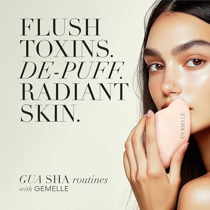 GEMELLE Lymphatic Gua Sha Face Oil | 10x Award Winner | Vitamin C,E & A | Detox, Plump, Sculpt, Hydrate | High-Altitude Rosehip | Natural Botanical for Gua Sha Facial Tools, Lymphatic Drainage - 15ml - Image 3