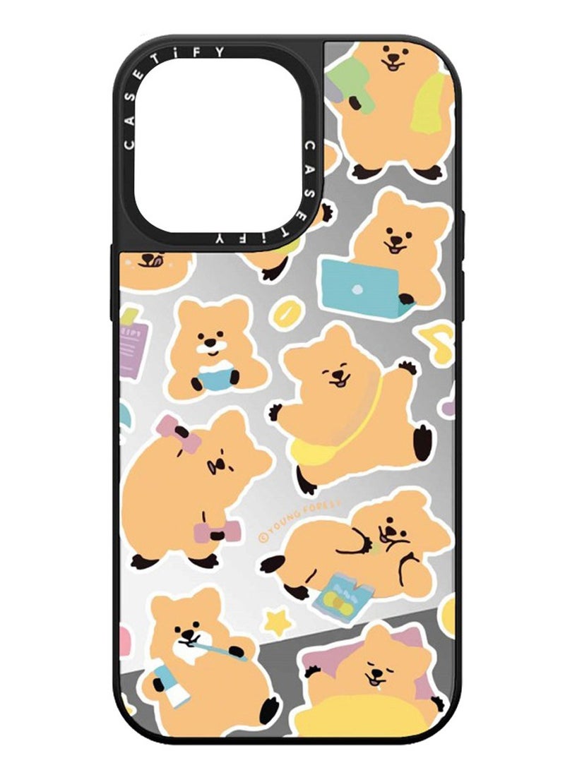 Casetify For iPhone 15 Case Korean Little Brown Bear Magnetic Adsorption Phone Cover - Image 1