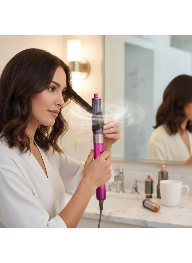 TORİMA THD-02 PINK Multi Styler Airwrap – مكواة تجعيد الشعر، مكواة فرد الشعر، ومجفف الشعر - Image 2