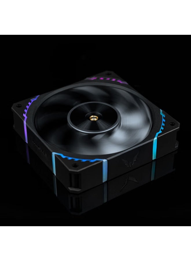 Valkyrie S12r Vk Fdb Bearing, Lcp Anti-blow Fan Blade, Secondary Dynamic Balance, 2150rpm, 12cm Case Fan, 4pin Pwm, Argb Lighting Effects - Image 4