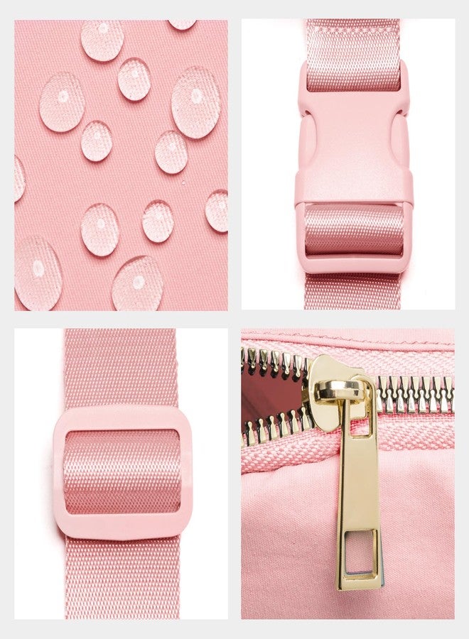 Gitus Belt Bag Fanny Pack Crossbody Bags with Initial Letter Patch Cute Stuff Birthday Gifts for Teenager Girls Trendy Preppy Stuff for Teen Girls Cool Stuff for Teens, Light Pink, 7.8 inches * 2.4 - Image 4