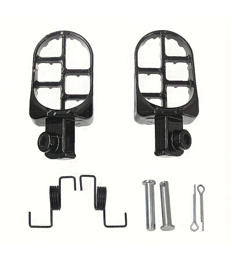 Blue Non Slip Footpegs For Dirt Pit Bikes Compatible With Yamaha PW50 PW80 XR50R Universal Fit - Image 4