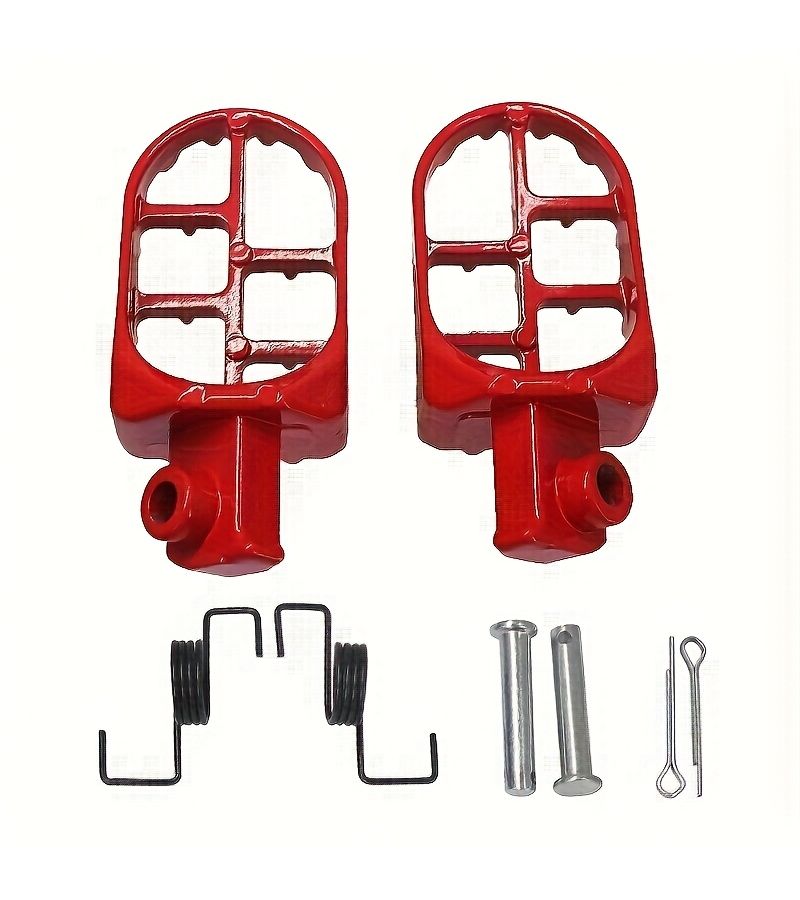 Blue Non Slip Footpegs For Dirt Pit Bikes Compatible With Yamaha PW50 PW80 XR50R Universal Fit - Image 3