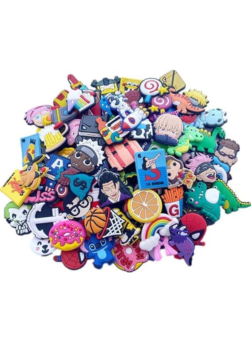 SOLARAE Shoe Decoration Charms 30 Pcs Random Different Crocs Charm for Shoe Buckle Party Favors ‚ÄãMini Charm Bracelet Wristband for Men Women Kid - Image 4