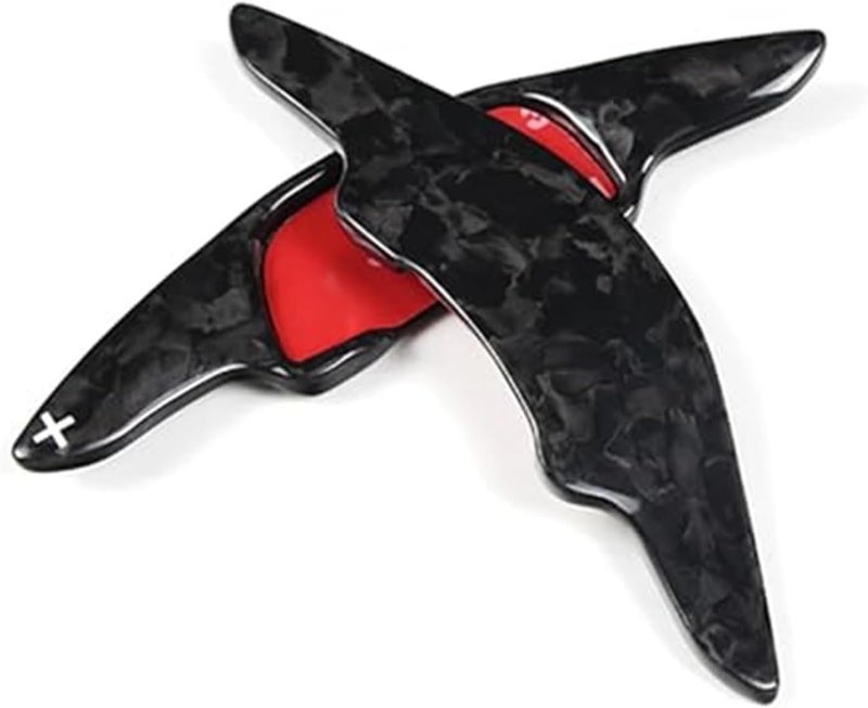 QASULER Carbon Fiber Steering Wheel Shift Paddle for Mazda - Image 2
